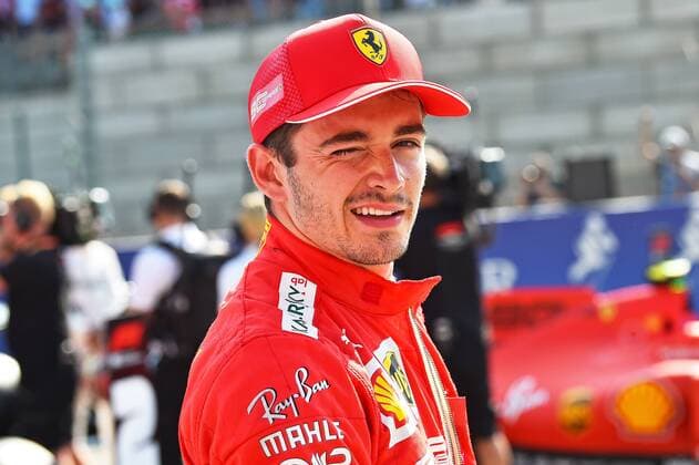 31 08 2019, xekx, Motorsport FIA Formula 1, Grand Prix of Belgium 2019 Qualifying emspor, 1 grid position Charles Leclerc Ferrari DFL DFB REGULATIONS PROHIBIT ANY USE OF PHOTOGRAPHS as IMAGE SEQUENCES and or QUASI VIDEO Spa eel-fotografie Eberhard Krieger