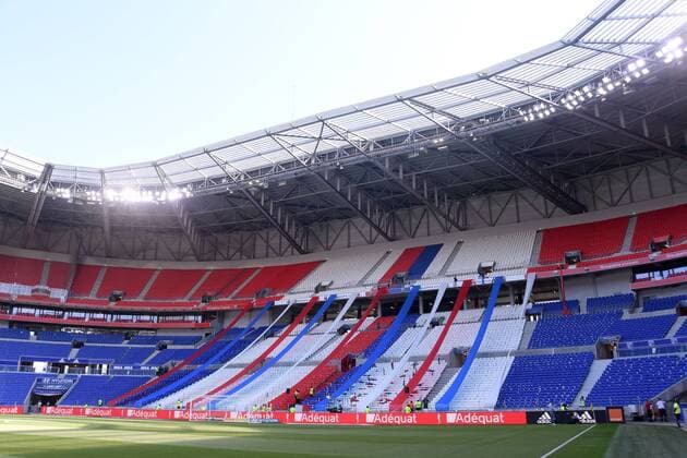 ILLUSTRATION - TRIBUNE FOOTBALL : Lyon vs Bordeaux - Ligue 1 Conforama - 31 08 2019 FEP Panoramic 