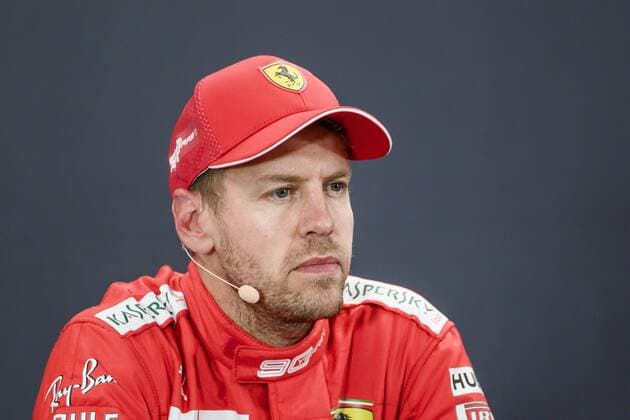 Ferrari s German driver Sebastian Vettel pictured after the qualification sessions ahead of the Spa-Francorchamps Formula One Grand Prix of Belgium race, in Spa-Francorchamps, Friday 30 August 2019. NICOLASxLAMBERT  x05652774x