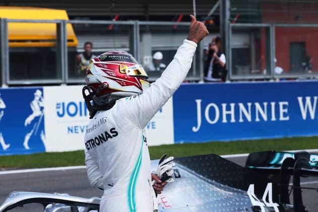Photo4 LaPresse 31 08 2019 Spa Francorchamps, Belgio Grand Prix Formula One Belgio 2019 In the pic: Lewis Hamilton (GBR) Mercedes AMG F1 W10  Copyright: xPhoto4 LaPressex