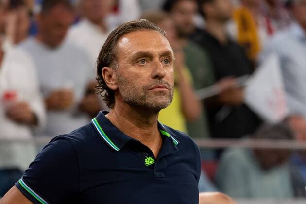 Amsterdam, Netherlands, 28 08 2019, UEFA Champions League, Play off, Ajax Amsterdam APOEL Nicosia, Coach Thomas Doll Nicosia Look, looks on Amsterdam Netherlands eu images 01061008960 eu-images-061