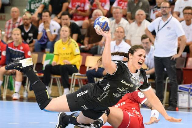 Josefine Huber Thueringer HC 57 DHB, Handbal, Women, HBF , Super Cup , Ludwigsburg, 31 08 2019, Photo TBaur Eibner SG BBM Bietigheim vs. Thueringer HC Ludwigsburg Copyright: xEIBNER TobiasxBaurx EP_TBR