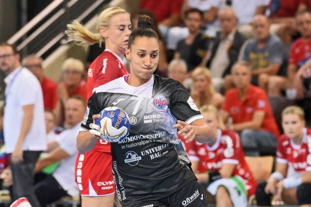 Jovana Sazdovska Thueringer HC 7 DHB, Handbal, Women, HBF , Super Cup , Ludwigsburg, 31 08 2019, Photo TBaur Eibner SG BBM Bietigheim vs. Thueringer HC Ludwigsburg Copyright: xEIBNER TobiasxBaurx EP_TBR