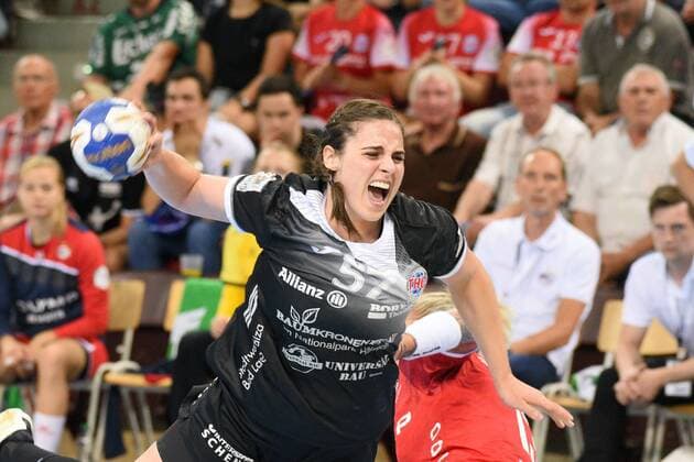Josefine Huber Thueringer HC 57 DHB, Handbal, Women, HBF , Super Cup , Ludwigsburg, 31 08 2019, Photo TBaur Eibner SG BBM Bietigheim vs. Thueringer HC Ludwigsburg Copyright: xEIBNER TobiasxBaurx EP_TBR