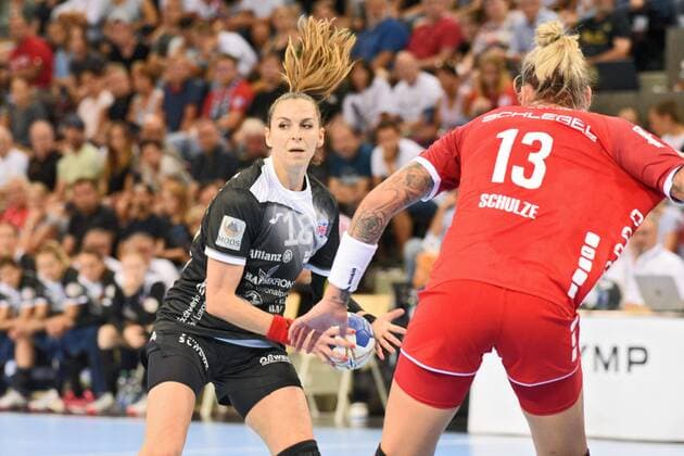 Iveta Luzumova Thueringer HC 18 DHB, Handbal, Women, HBF , Super Cup , Ludwigsburg, 31 08 2019, Photo TBaur Eibner SG BBM Bietigheim vs. Thueringer HC Ludwigsburg Copyright: xEIBNER TobiasxBaurx EP_TBR