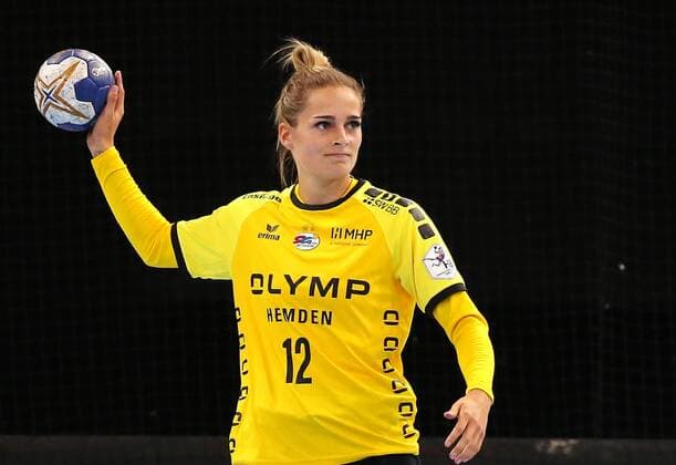 18 05 2019, Germany, Ludwigsburg, Handball 1 Bundesliga Women, Season 2019 2020 HBF Supercup 2019, SG BBM Bietigheim vs. Thuringia HC Dinah Eckerle BBM
