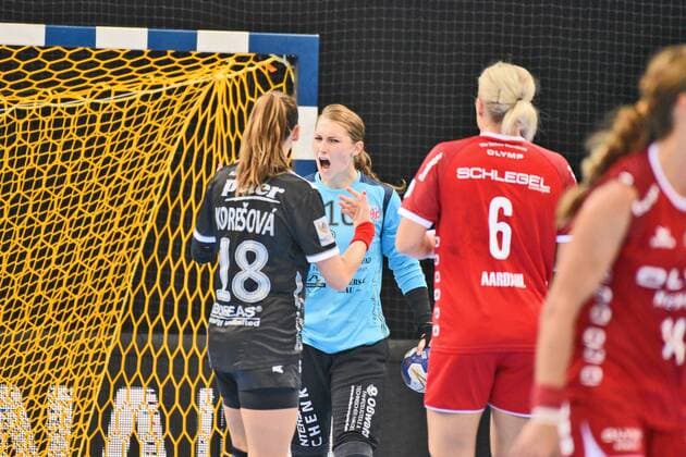 Ann Cathrin Giegerich Thueringer HC 16 in goal DHB, Handbal, Women, HBF , Super Cup , Ludwigsburg, 31 08 2019, photo TBaur Eibner SG BBM Bietigheim vs. Thueringer HC Ludwigsburg Copyright: xEIBNER TobiasxBaurx EP_TBR