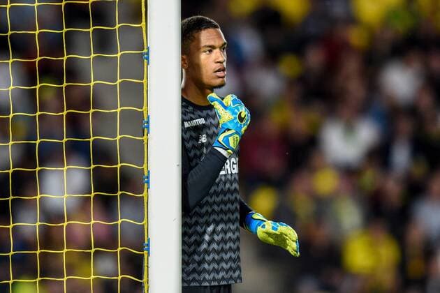 LAFONT Alban ( Nantes ) FOOTBALL : FC Nantes vs Montpellier Herault SC - Ligue 1 - Nantes - 31 08 2019 FedericoPestellini Panoramic 