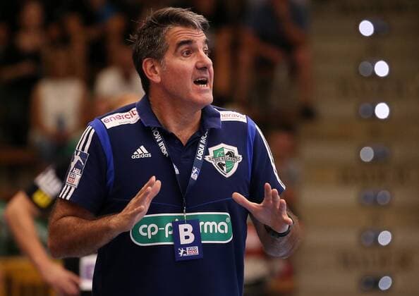 BAU 31 08 2019 Göppingen Handball Frisch Auf Göppingen vs TSV Hannover Burgdorf, coach Carlos Ortega Hannover