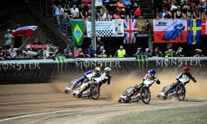 Final Winner Maciej Janowski Poland Speedway GP 2019 of Germany in Teterow