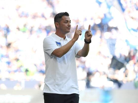 31 08 2019, Football GER, Season 2019 2020, 1 Bundesliga, 3 Matchday, FC Schalke 04 Hertha BSC Berlin 3 0, Coach Ante Covic Hertha BSC Team2