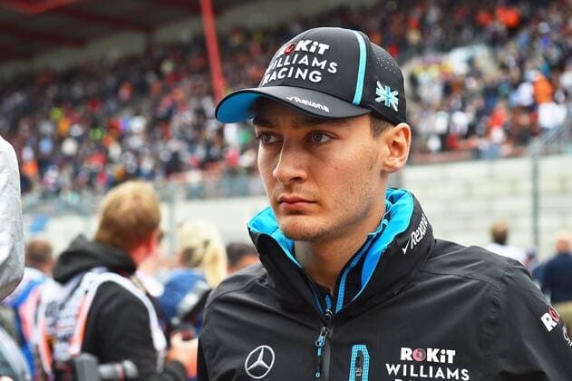 01 09 2019, xekx, Motorsport FIA Formula 1, Belgian Grand Prix 2019 Race emspor, George Russell Williams Racing DFL DFB REGULATIONS PROHIBIT ANY USE OF PHOTOGRAPHS as IMAGE SEQUENCES and or QUASI VIDEO Spa eel-fotografie Eberhard Krieger