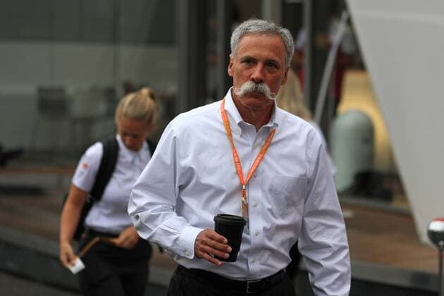 1st September 2019; Spa-Francorchamps racing circuit , Stavelot, Belgium; Formula 1 Grand Prix of Belgium, Race Day; Chase Carey - Editorial Use Only.  ActionPlus12164779 Octane