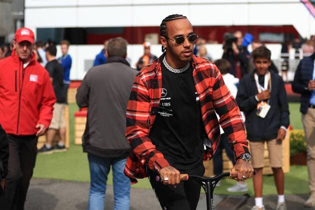 1st September 2019; Spa-Francorchamps racing circuit , Stavelot, Belgium; Formula 1 Grand Prix of Belgium, Race Day; Mercedes AMG Petronas Motorsport, Lewis Hamilton arrives for the race - Editorial Use Only.  ActionPlus12164787 Octane