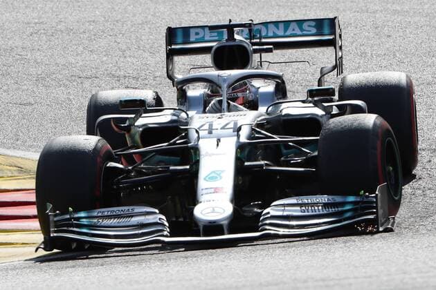 Mercedes British driver Lewis Hamilton pictured in action at the Spa-Francorchamps Formula One Grand Prix of Belgium race, in Spa-Francorchamps, Sunday 01 September 2019. BENOITxDOPPAGNE  x05653550x