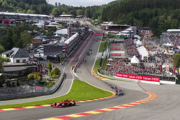 Illustration picture shows the start of the Spa-Francorchamps Formula One Grand Prix of Belgium race, in Spa-Francorchamps, Sunday 01 September 2019. NICOLASxLAMBERT  x05653698x