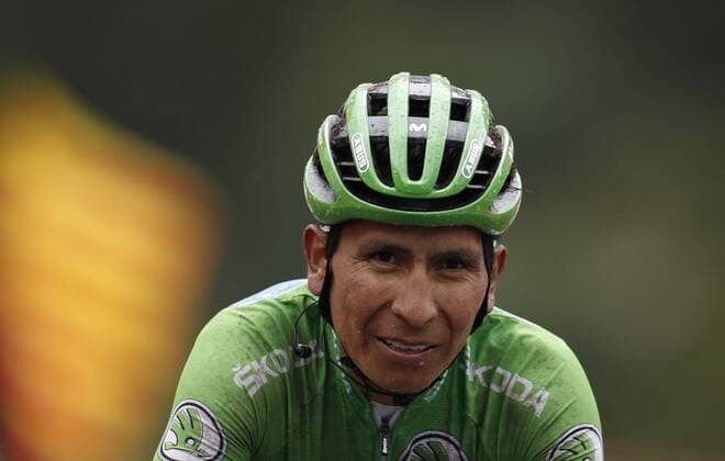 Colombian rider Nairo Quintana of Movistar in action during the ninth stage of the Spanish cycling Vuelta from Andorra la Vella to Cortals D Encamp, Andorra, 01 September 2019. The ninth stage is a 94,4 km route from Andorra la Vella to Cortals D Encamp in Andorra. Ninth stage of the Spanish Vuelta !ACHTUNG: NUR REDAKTIONELLE NUTZUNG!  Copyright: xJavierxLizonx GRAF4710 20190901-637029596894113785