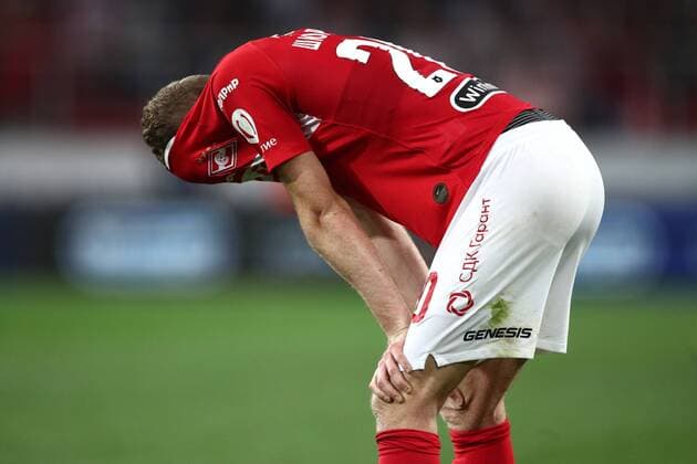 Bilder des Jahres 2019, Sport 09 September Sport Bilder des Tages MOSCOW, RUSSIA - SEPTEMBER 1, 2019: Spartak Moscow s Andre Schurrle after the 2019 2020 Russian Premier League Round 8 football match against Zenit St Petersburg at Otkritie Arena. Sergei Bobylev TASS  TS0B8FA1