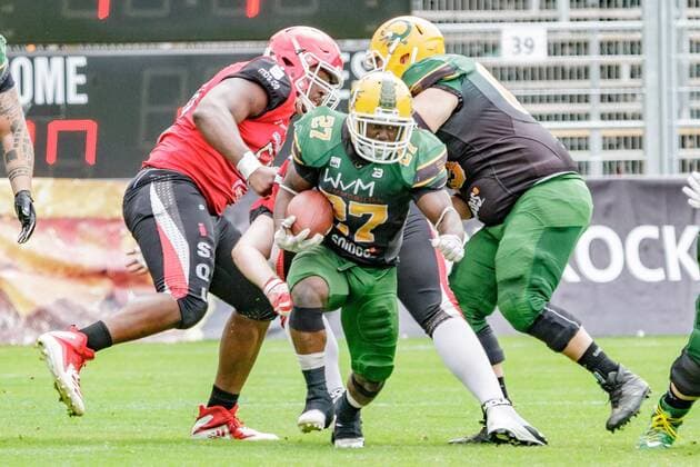 GFL1 Nord, Cologne Crocodiles Potsdam Royals, Cologne, 1 9 2019 Dean Tanwani Cologne Crocodiles , Cologne Crocodiles Potsdam Royals on 1 9 2019 at Sportpark Höhenberg, Cologne Copyright: xBEAUTIFULxSPORTS MarcxJungex