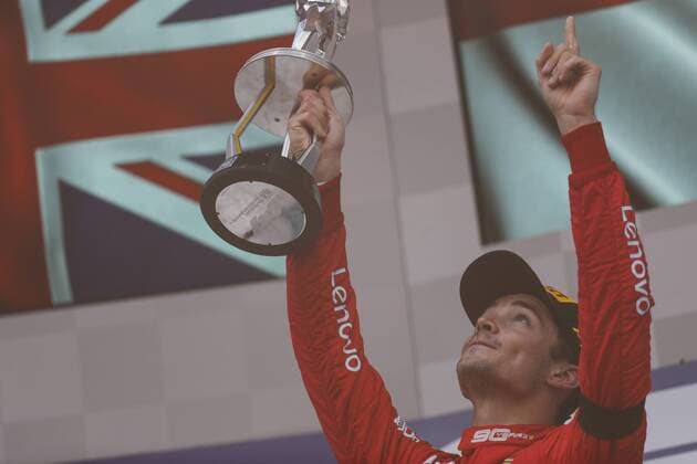 September 1, 2019, Francorchamps, Belgium: CHARLES LECLERC of Scuderia Ferrari on the podium after the Formula 1 Belgian Grand Prix at Circuit de Spa-Francorchamps in Francorchamps, Belgium. 2019 Formula 1 Belgian Grand Prix - Leclerc wins - ZUMAg147 20190901_zap_g147_060 Copyright: xJamesxGasperottix