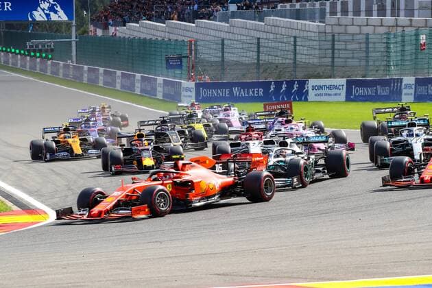 Spa 01 09 2019 GP F1 Belgique Dimanche Course Depart GP F1 FORMULE 1 : Grand Prix de Belgique - Spa Francorchamps - 01 09 2019 PhotoNews Panoramic 