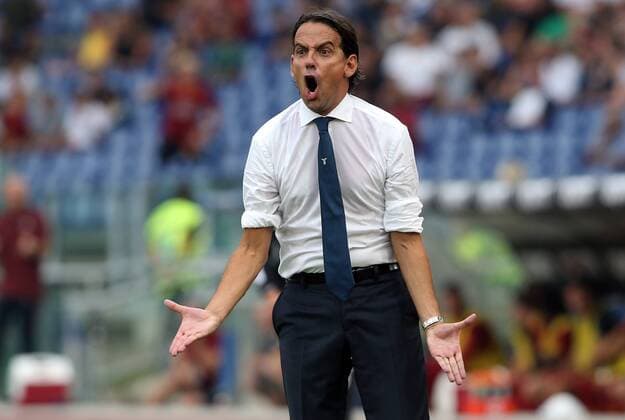 Bilder des Jahres 2019, Sport 09 September Sport Bilder des Tages Rome, Italy - September 1,2019: Simone Inzaghi (LAZIO) in action during the Serie A soccer match derby between SS LAZIO and AS ROMA, at Olympic Stadium in Rome.  Copyright: xMarcoxIacobuccix xIPAx xMarcoxIacobuccix 0