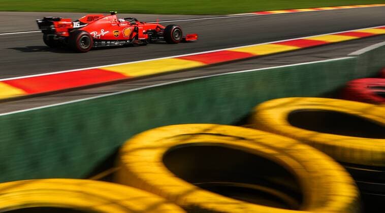 (190902) -- SPA-FRANCORCHAMPS, Sept. 2, 2019 -- Charles Leclerc of Ferrari drives during the Formula 1 Belgian Grand Prix at Spa-Francorchamps Circuit, Belgium, Sept. 1, 2019. ) (SP)BELGIUM-SPA-FRANCORCHAMPS-F1-BELGIAN GRAND PRIX ZhengxHuansong 