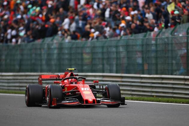 (190902) -- SPA-FRANCORCHAMPS, Sept. 2, 2019 -- Charles Leclerc of Ferrari drives during the Formula 1 Belgian Grand Prix at Spa-Francorchamps Circuit, Belgium, Sept. 1, 2019. ) (SP)BELGIUM-SPA-FRANCORCHAMPS-F1-BELGIAN GRAND PRIX ZhengxHuansong 