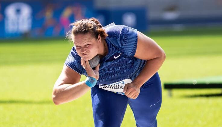 Bilder des Jahres 2019, Sport 09 September Sport Bilder des Tages ISTAF 2019; Berlin, 01.09.2019 Christina SCHWANITZ (GER); ISTAF Berlin am 01.09.2019 im Olympiastadion in Berlin. *** ISTAF 2019 Berlin, 01 09 2019 Christina SCHWANITZ GER ISTAF Berlin on 01 09 2019 at the Olympic Stadium in Berlin Copyright: xBEAUTIFULxSPORTS R.xSchmittx