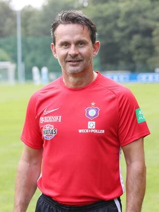 Team Presentation Erz Aue Football 2 Bundesliga Coach Dirk Schuster FC Erzgebirge Aue 2 Bundesliga, Portrait Date 2019 2020 , Aue, 26 08 2019, Erzgebirgsstadion, Football ,