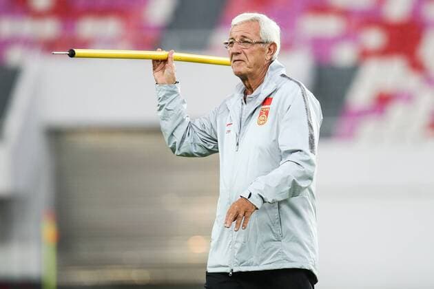 GUANGZHOU, CHINA - SEPTEMBER 02: Head coach Marcello Lippi of China National Football Team attends a training session at Tianhe Sports Center on September 2, 2019 in Guangzhou, Guangdong Province of China.  Copyright: xVCGx CFP111243685456 