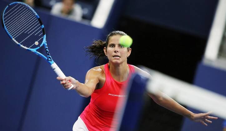 TENNIS - WTA, Tennis Damen US Open 2019 NEW YORK CITY,NEW YORK,USA,02.SEP.19 - TENNIS - WTA Tour, US Open, Grand Slam, Flushing Meadows. Image shows Julia Goerges (GER). GEPAxpictures xMatthiasxHauer