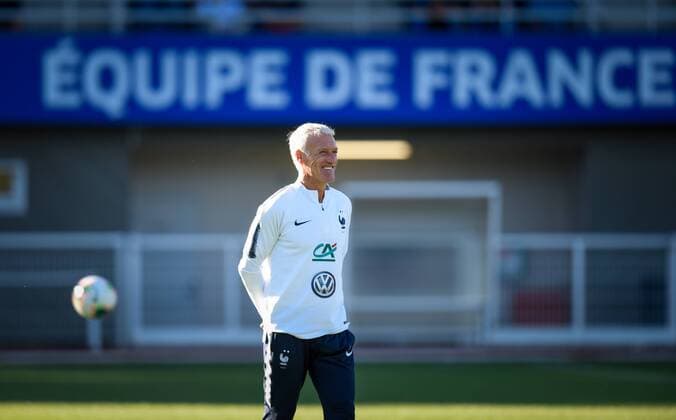 Didier Deschamps ( selectionneur - entraineur - France ) FOOTBALL : Entrainement de l equipe de France au CNF - Clairefontaine - 02 09 2019 FedericoPestellini Panoramic 
