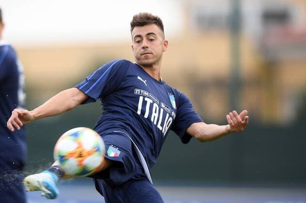 Photo Massimo Paolone LaPresse September 2, 2019 Casteldebole (Bologna), Italy soccer Italy Meeting - European Championship, EM, Europameisterschaft Qualification 2020 - technical center Isokinetic In the pic: Stephan EL SHAARAWY during the training  Copyright: xMassimoxPaolone LaPressex