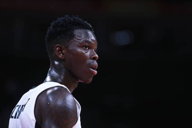 SHENZHEN, CHINA - SEPTEMBER 03: Dennis Schroder 17 of Germany in action during FIBA WM World Cup 2019 Group G match between Germany and Dominican Republic at Shenzhen Bay Sports Center on September 3, 2019 in Shenzhen, China.  Copyright: xVCGx CFP111244088314 