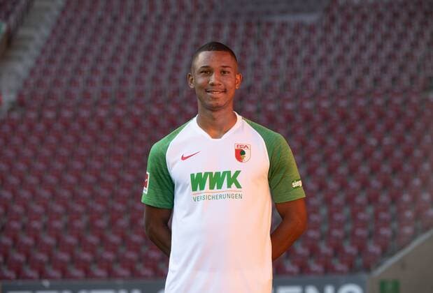 Felix Uduokhai FC Augsburg 1907 1 BL, portrait date 2019 2020,
