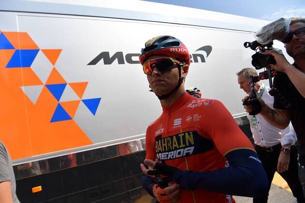 FORMULA 1 GRAN PREMIO HEINEKEN D ITALIA 2019 05 09 2019, Autodromo Nazionale di Monza, Monza, FORMULA 1 GRAN PREMIO HEINEKEN D ITALIA 2019, in picture Lando Norris GBR 47 , McLaren F1 Team in cycling clothes nordphotoxBratic nph00250