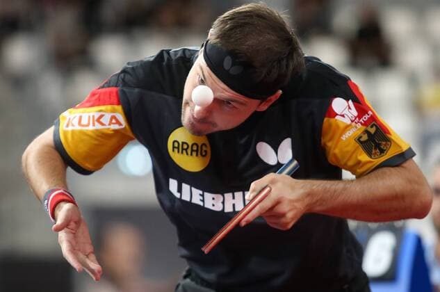 Bilder des Jahres 2019, Sport 09 September Sport Themen der Woche KW36 Sport Bilder des Tages Table tennis, Tischtennis - ITTF Team EC 20219 NANTES,FRANCE,05.SEP.19 - TABLE TENNIS - ITTF European Team Championships. Image shows Timo Boll (GER). GEPAxpictures xMarioxKneisl