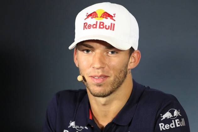 5th September 2019; Autodromo Nazionale, Monza, Italy; Formula 1 Grand Prix of Italy, team arrival day; Scuderia Toro Rosso, Pierre Gasly during the press conference, PK, Pressekonferenz - Editorial Use Only.  ActionPlus12165312 Octane