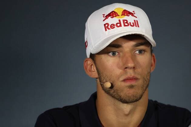 5th September 2019; Autodromo Nazionale, Monza, Italy; Formula 1 Grand Prix of Italy, team arrival day; Scuderia Toro Rosso, Pierre Gasly during the press conference, PK, Pressekonferenz - Editorial Use Only.  ActionPlus12165313 Octane