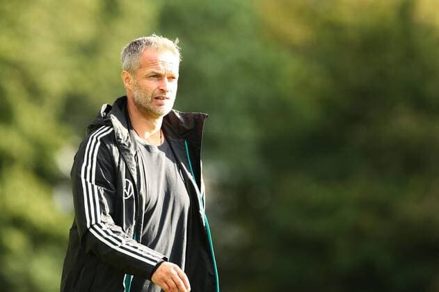 U17 national coach Christian Wueck Germany Germany vs Belgium, U17 international, 05 09 2019 DFB regulations prohibit any use of photographs as image sequences and or quasi video Germany vs Belgium, U17 international, 05 09 2019 Hilden Copyright: xEIBNER RenexWeissx EP_RWS