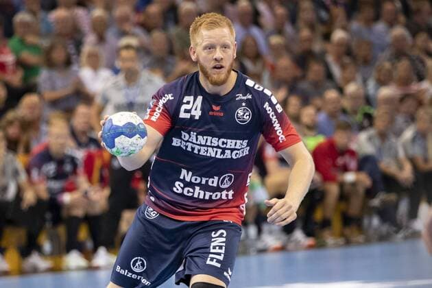 SG Flensburg Handewitt vs. HC Erlangen, 05 09 19, LIQUI MOLY Handball Bundesliga, Jim Gottfridsson SG Flensburg Handewitt, 24 Copyright: xBEAUTIFULxSPORTS MarioxM.xKobergx