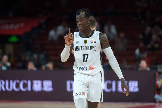Basketball Shenzhen 05 09 2019 FIBA Basketball World Championships World Cup World Championships Germany GER Jordan JOR Dennis Schröder Schroeder Germany, No 17 Schröder Schroder