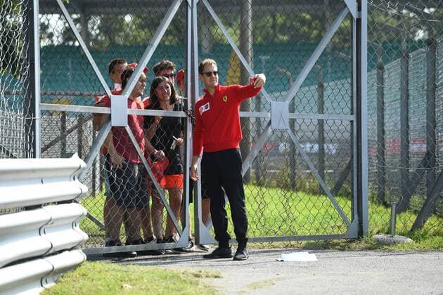 Sebastian Vettel, Scuderia Ferrari, formula 1 GP, Italy in Monza, 06 09 2019 Photo mspb Jerry Andre Sebastian Vettel, formula 1 GP, Italy