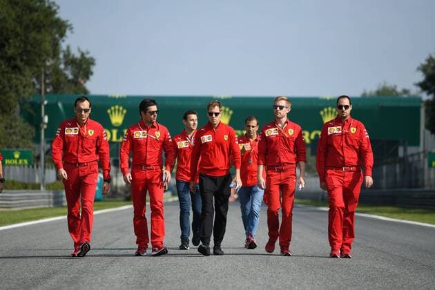 Sebastian Vettel, Scuderia Ferrari, formula 1 GP, Italy in Monza, 06 09 2019 Photo mspb Jerry Andre Sebastian Vettel, formula 1 GP, Italy