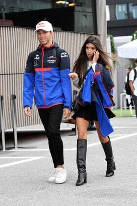 Pierre Gasly 10, Red Bull Toro Rosso Honda with his girlfriend, Formula 1, Italian Grand Prix, 06 09 2019 Formula 1, Italian Grand Prix, 06 09 2019 Monza Copyright: xEIBNER Florian_Schustx ep_fsu