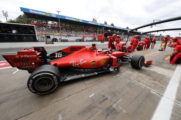 Motorsports: FIA Formula One World Championship, WM, Weltmeisterschaft 2019, Grand Prix of Italy, 16 Charles Leclerc (MCO, Scuderia Ferrari Mission Winnow), (Verwendung nur in Deutschland - GERMANY ONLY) *** Motorsports FIA Formula One World Championship 2019, Grand Prix of Italy, 16 Charles Leclerc MCO, Scuderia Ferrari Mission Winnow , Use only in Germany GERMANY ONLY