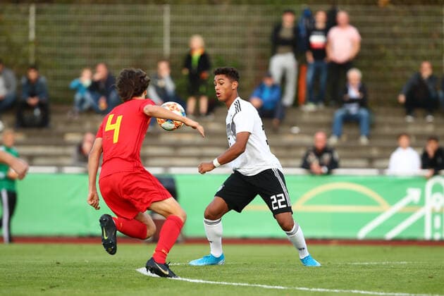 Armindo Sieb Germany Germany vs. Belgium, U17 Laenderspiel, 05 09 2019 DFB regulations prohibit any use of photographs as image sequences and or quasi video Germany vs. Belgium, U17 Laenderspiel, 05 09 2019 Hilden Copyright: xEIBNER RenexWeissx EP_RWS