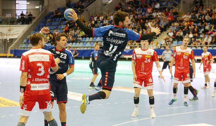 Bietigheim , Handball 2 Bundesliga SG BBM Bietigheim vs TuSEM Essen , Christian Schäfer BBM