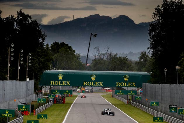 Motorsports: FIA Formula One World Championship, WM, Weltmeisterschaft 2019, Grand Prix of Italy, 44 Lewis Hamilton (GBR, Mercedes AMG Petronas Motorsport), Monza Italy